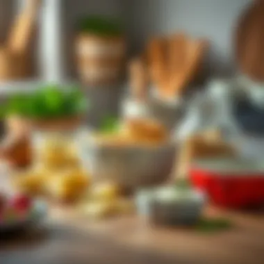 Ingredients for a rich souffle recipe