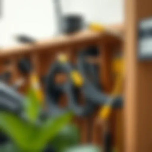 Organized cable storage solution