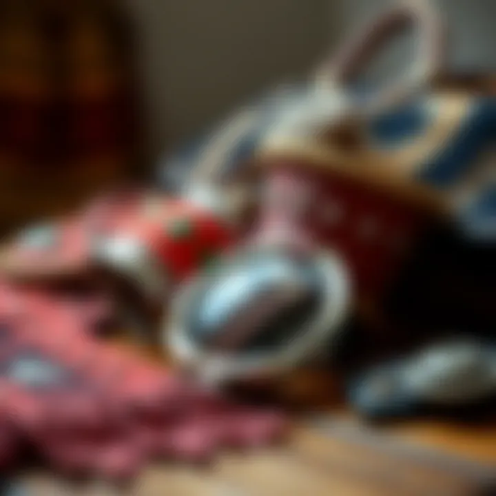 A close-up of accessories that complement the character's style, highlighting cultural significance.