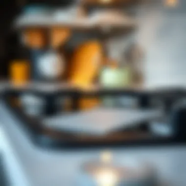 Close-up of a clean stovetop with no residue