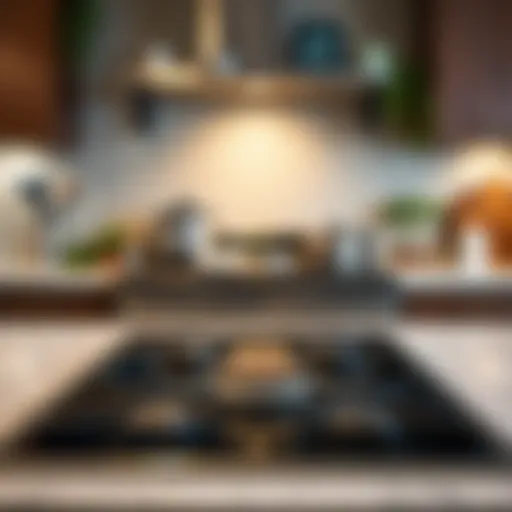 Clean and shiny stovetop showcasing effective cleaning results
