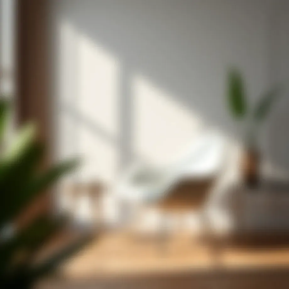 Elegant modern chair design with sleek lines