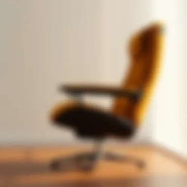 Ergonomically designed chair promoting comfort and posture