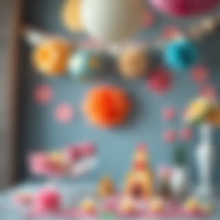 DIY paper crafts for party embellishments