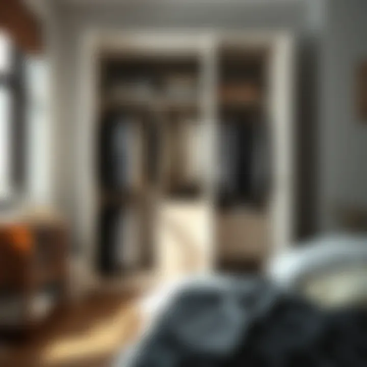 A neatly organized wardrobe highlighting the importance of maintenance.