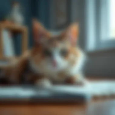 Tools for removing cat hair from furniture