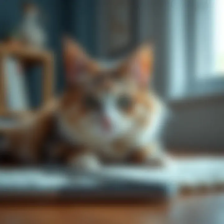 Tools for removing cat hair from furniture