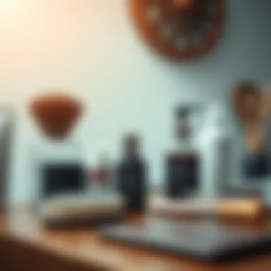 A selection of grooming products