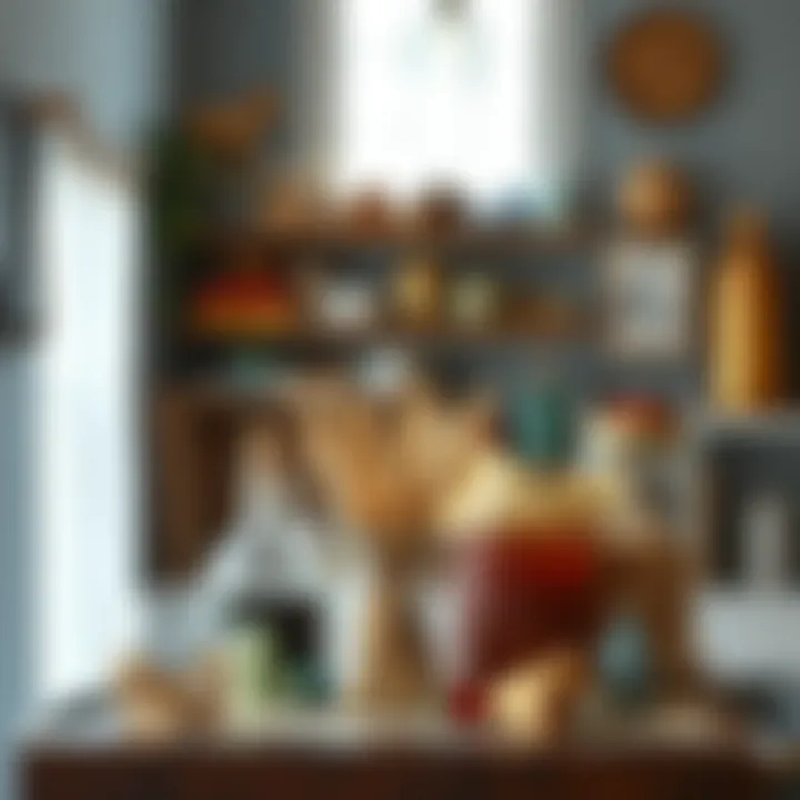 Artistic recycling of household items