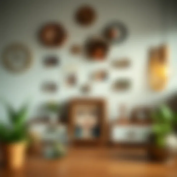 A DIY project featuring unique materials for memory display