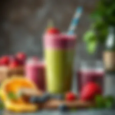 Health benefits of smoothies illustrated