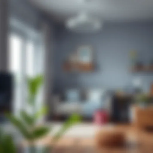 Fresh air circulating in a room