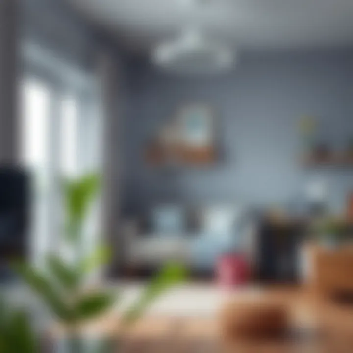 Fresh air circulating in a room