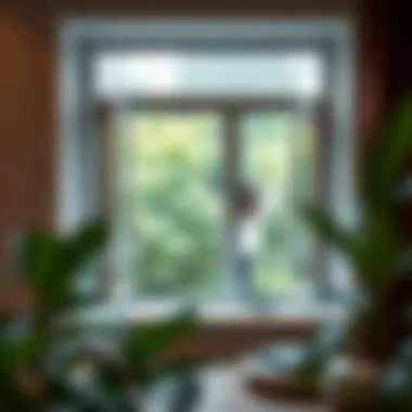 Open window allowing airflow into a room