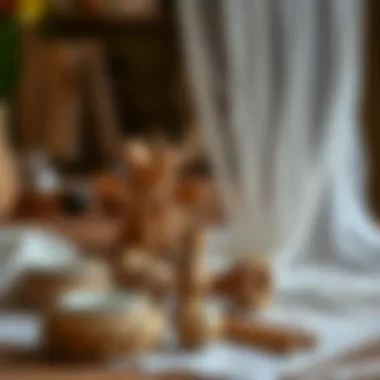 A collection of handmade crafts and personal touches that enhance the bridal trousseau.