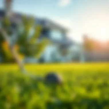 Healthy lawn maintenance techniques