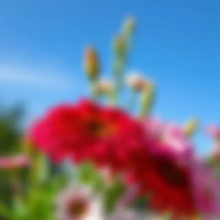 An artistic display of flower care tips and techniques