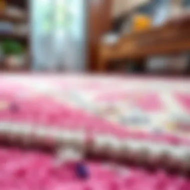 A pristine carpet after cleaning, showcasing vibrant colors and texture.