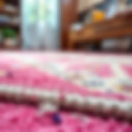 A pristine carpet after cleaning, showcasing vibrant colors and texture.