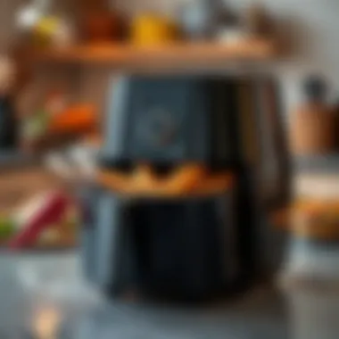 Air fryer showcasing its innovative technology