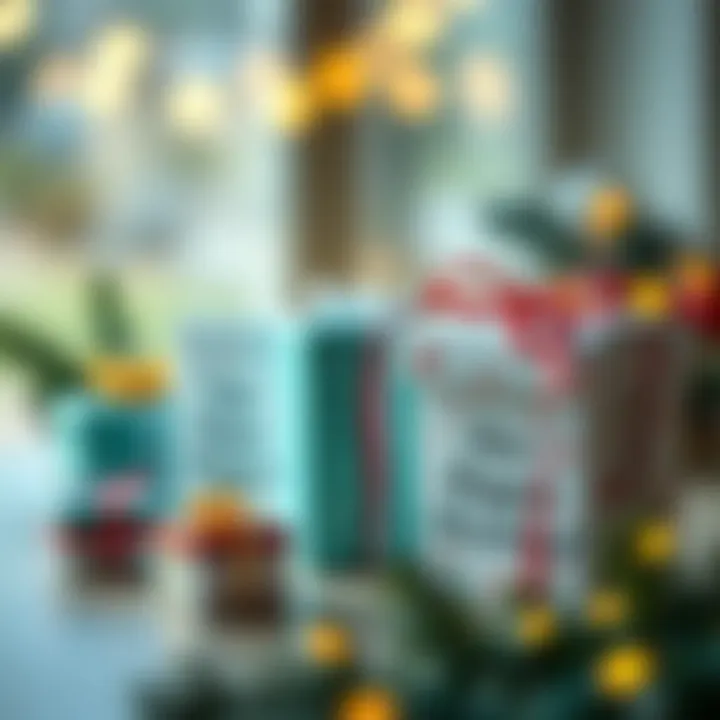 Personalized gift packages showcasing unique styles