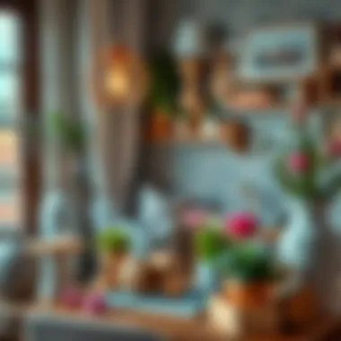 A beautifully arranged DIY project showcasing creativity with Koçtaş products