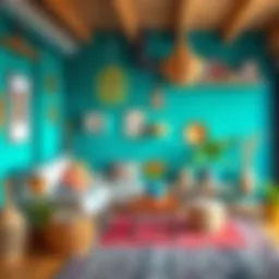 A vibrant selection of home decor items available at Koçtaş