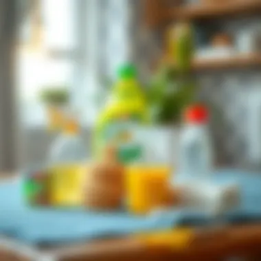 Common household items used for stain removal