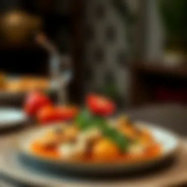 A beautifully plated dish showcasing culinary art