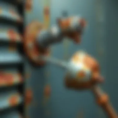 Applying rust treatment solution