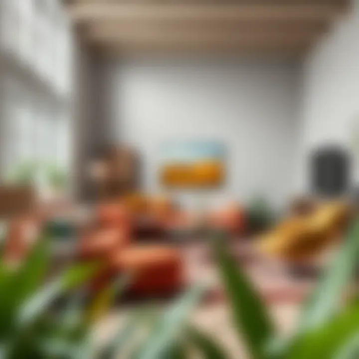 Inspiring interior design featuring diverse furniture colors