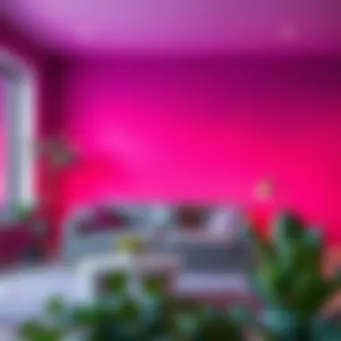 A spectrum of purple hues displayed in a gradient