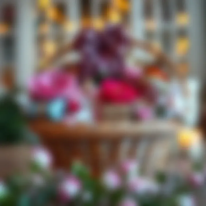 A beautifully arranged gift basket for Mother's Day