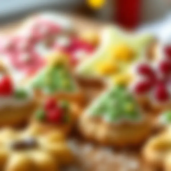 Creative cookie decorations and toppings