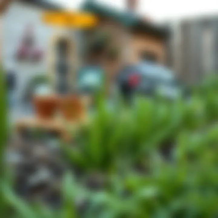 Nurturing newly planted grass