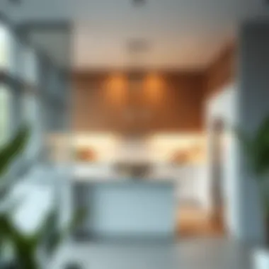 Innovative partition solutions for open kitchen spaces