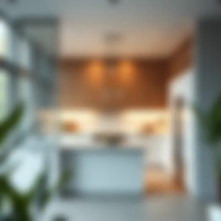 Innovative partition solutions for open kitchen spaces