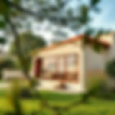 A serene outdoor landscape showcasing khaki tones in nature