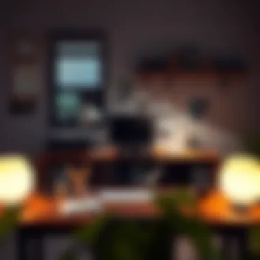 A focused workspace for productivity