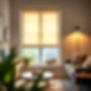 Step-by-step guide illustrating roller blind maintenance