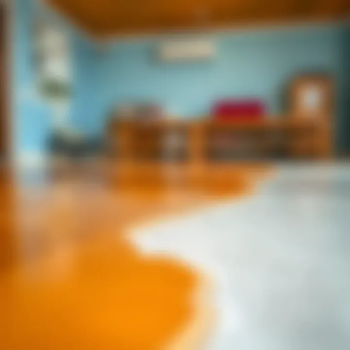 A clean surface showcasing successful silicone paint removal