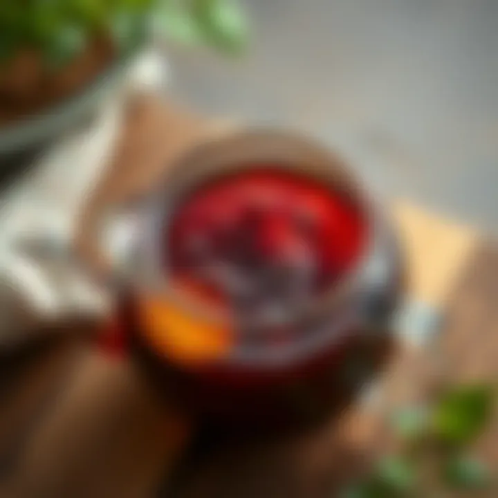 Teapot with tea stains before cleaning