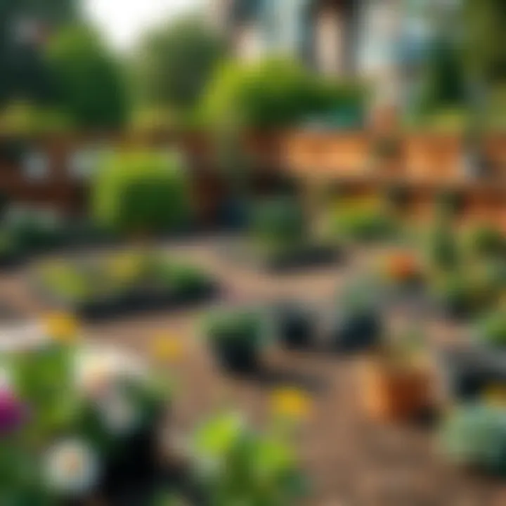 Garden layout for optimal planting times