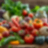 A vibrant array of fresh vegetables ready for fermentation