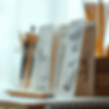 Variety of bookmarks showcasing drawing techniques