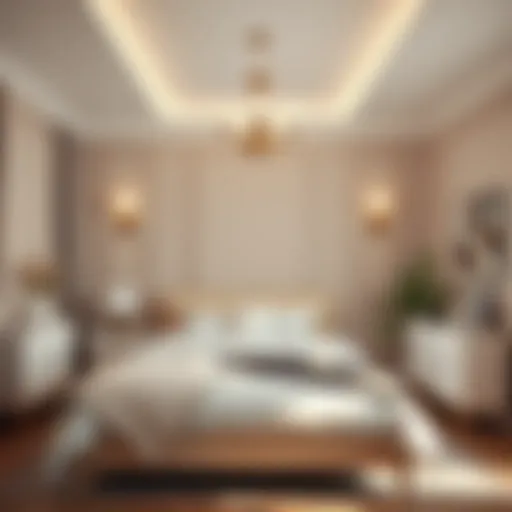 Elegant bedroom with a serene color palette