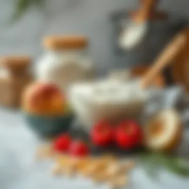 Essential ingredients for yogurt making