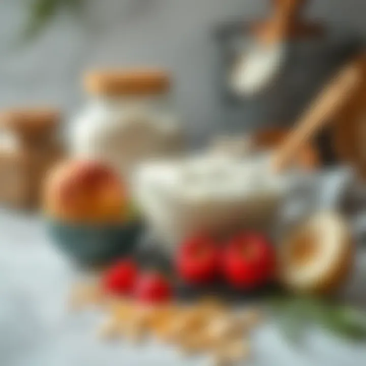 Essential ingredients for yogurt making